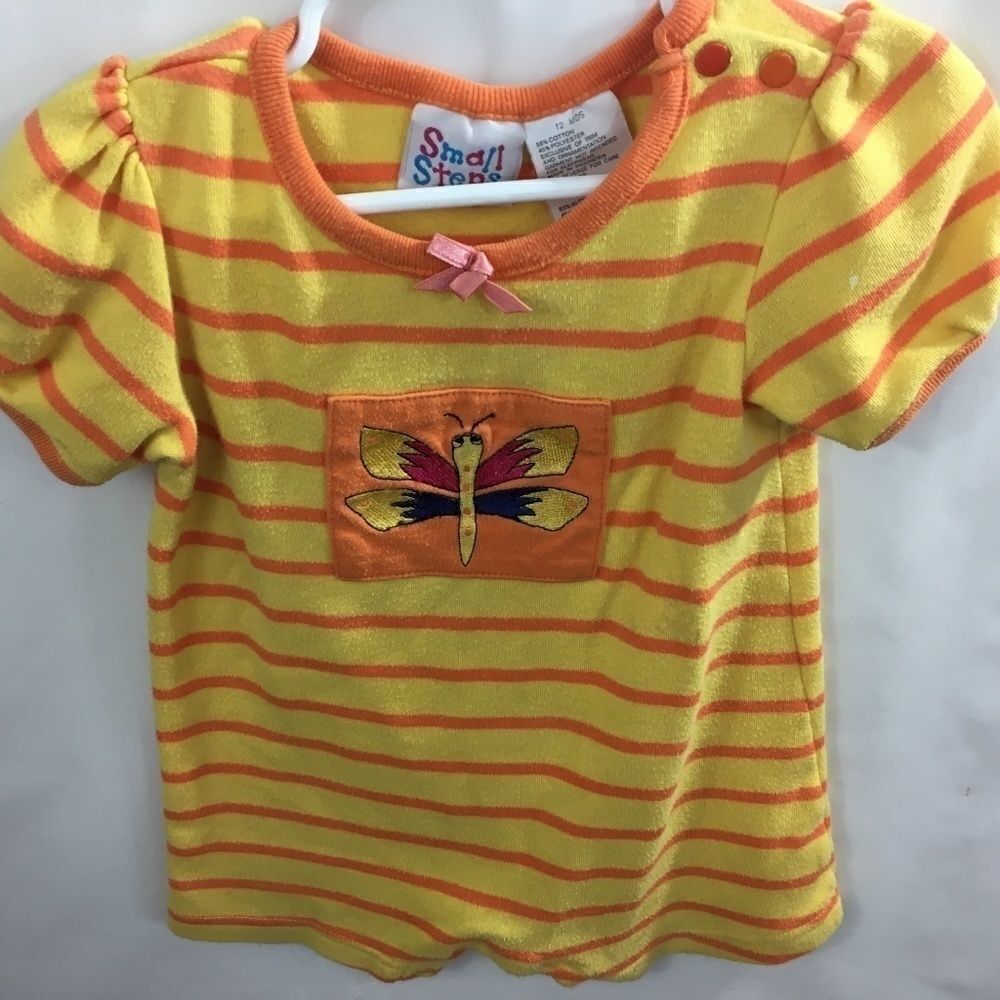 Small Steps Infant Girls Romper 12 mos Bumble Bee